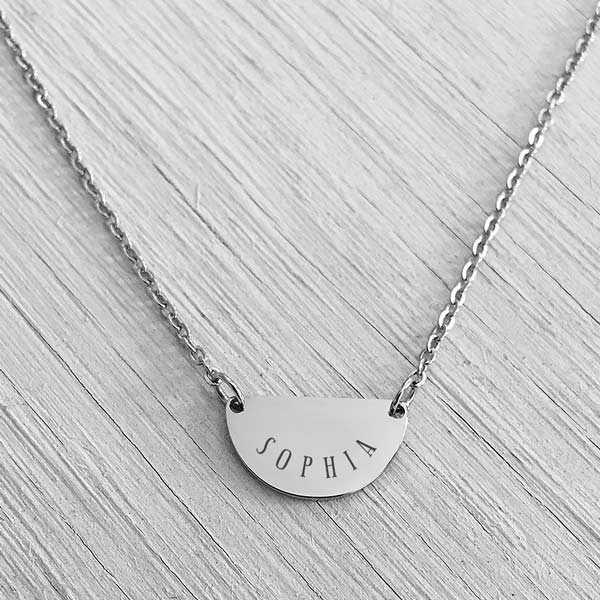 Eclipse Necklace Silver