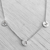 Twin Link Sterling Silver Pendant